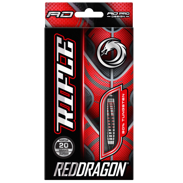 Red Dragon Rifle Steeldarts Verpackung